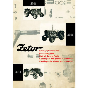 Zetor 2011, 3011, 4011 Ersatzteilliste