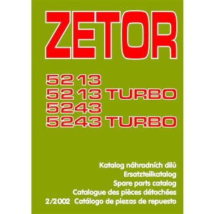 Zetor 5213, 5213 Turbo, 5243, 5243 Turbo Ersatzteilkatalog