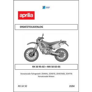 Aprilia RX50, MX50 Ersatzteilkatalog