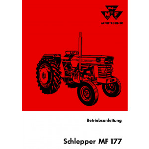 Massey-Ferguson MF177 Betriebsanleitung