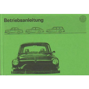 VW 1600 Variant, Betriebsanleitung