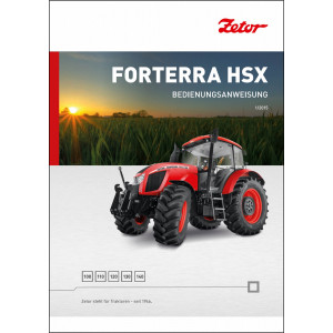 Zetor Forterra HSX 5 Betriebsanleitung