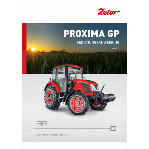 Zetor Proxima GP 5 Betriebsanleitung