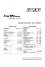 Blick ins Inhaltsverzeichnis: Fiat 124 Sport Hauptmerkmale und Daten