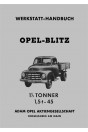 Opel Blitz 1,5 t. Werkstatt-Handbuch