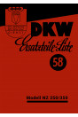 DKW NZ250 und NZ350 Ersatzteilkatalog