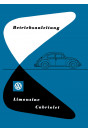 VW Käfer 1200 Limousine und Cabriolet Betriebsanleitung