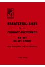Zündapp KS601 und KS601 Sport Ersatzteilkatalog