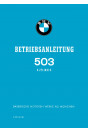 BMW 503 Betriebsanleitung