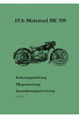 IFA BK350 Betriebsanleitung und Reparaturanleitung