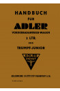 Adler Trumpf Junior und 2 Liter-Modelle Handbuch