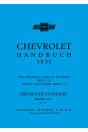 Chevrolet Handbuch 1931 PKW Serie AE und LKW Serie LT und Modell 1933 Serie CC