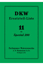 DKW Spezial 200 Ersatzteilkatalog
