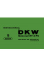 DKW Motorrad RT 3 PS Betriebsanleitung