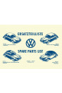 VW Käfer Typ 11 A/C/G Typ 15 A Cabrio Ersatzteilkatalog