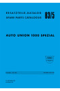 Auto Union DKW 1000 Spezial Ersatzteilkatalog