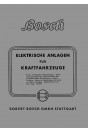 Bosch Elektrische Anlagen für Kraftfahrzeuge Reparaturanleitung