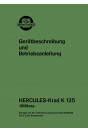 Hercules K125 Military Betriebsanleitung
