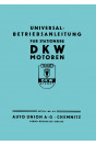 DKW Stationäre Motoren Betriebsanleitung