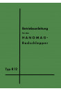 Hanomag-Radschlepper Typ R12 Betriebsanleitung