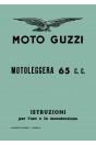 Moto Guzzi Motoleggera 65 Istruzioni