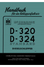 Mc Cormick D-320 und D-324 Standard Betriebsanleitung