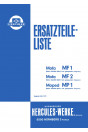 Hercules MF1 MF2 und MP1 Ersatzteilkatalog