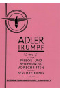 Adler Trumpf 1.5 und 1.5 Modelle Betriebsanleitung