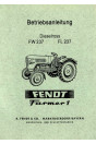 Fendt Farmer 1 Dieselross FW 237 FL 237 Betriebsanleitung