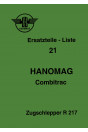 Hanomag Combitrac Zugschlepper R217 Ersatzteilkatalog