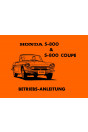 Honda S-800 Coupé und S-800 Cabrio Betriebsanleitung