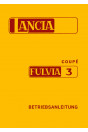Lancia Fulvia Coupé 3 Betriebsanleitung