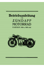 Zündapp K500 und K800 Betriebsanleitung
