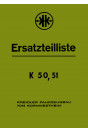 Kreidler K50 und K51 Ersatzteilkatalog