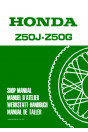 Honda Z50J Z50G Werkstatthandbuch