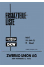 DKW Victoria Modell 110S und 111 Ersatzteilliste