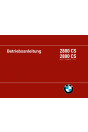 BMW 2800 CS und Automatic Betriebsanleitung