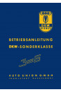 DKW 3 und 6 Sonderklasse Betriebsanleitung