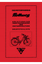 Flottweg Motor-Fahrrad Reparaturanleitung und Ersatzteilliste