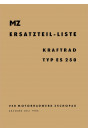MZ ES250 Ersatzteilkatalog