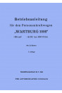 Wartburg 1000 Betriebsanleitung