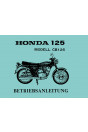 Honda CB125 K5 Betriebsanleitung