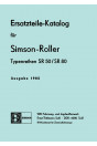Simson SR50 und SR80 Roller Ersatzteilliste