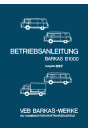 Barkas B 1000 Betriebsanleitung