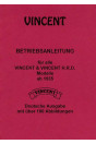 Vincent  Serie B/C/D Modelle ab 1935 Betriebsanleitung