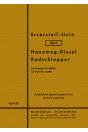 Hanomag Radschlepper R22 Ersatzteilkatalog