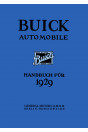 Buick Automobile 1929 Bedienungsanleitung