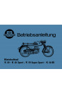 Hercules K50 K50 Sport K50 Super Sport K50RS Betriebsanleitung