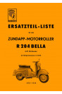 Zündapp Bella R204 Ersatzteilkatalog