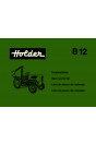 Holder B 12 Ersatzteilkatalog